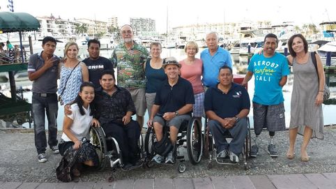 Puerto Vallarta, 2014, disabled training sports and volunteer camp